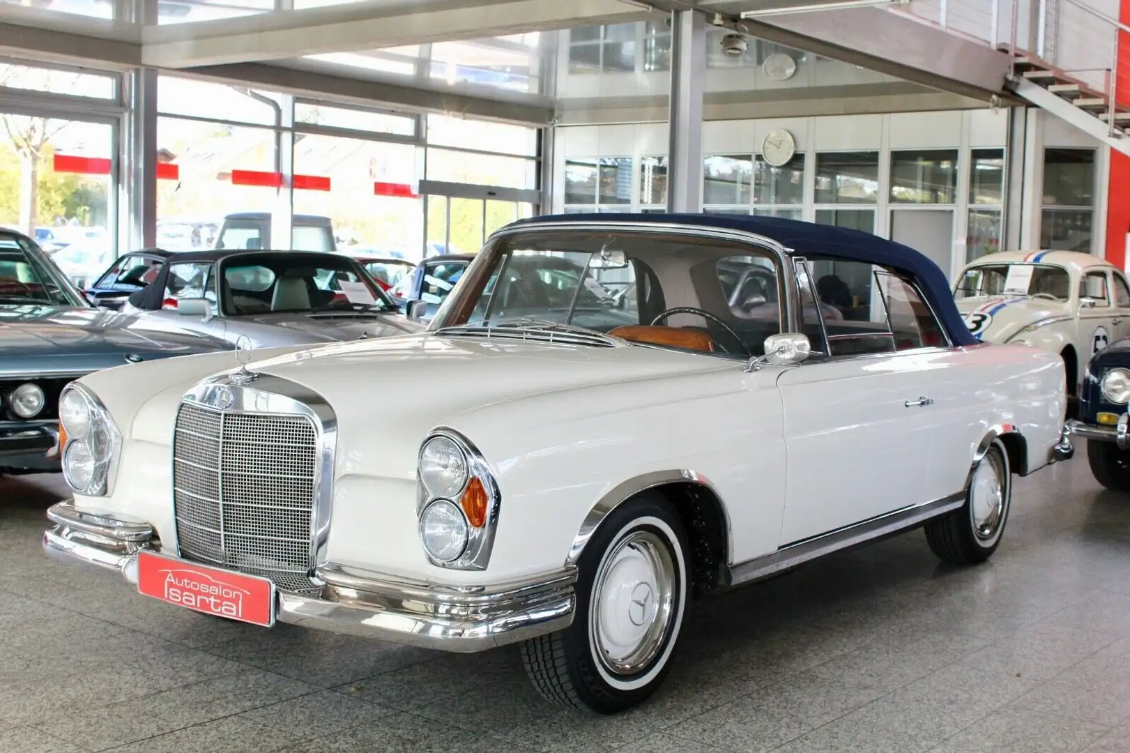 Mercedes-Benz 220 SEb Werkscabrio - kein US - H-Kz. Wit - 1