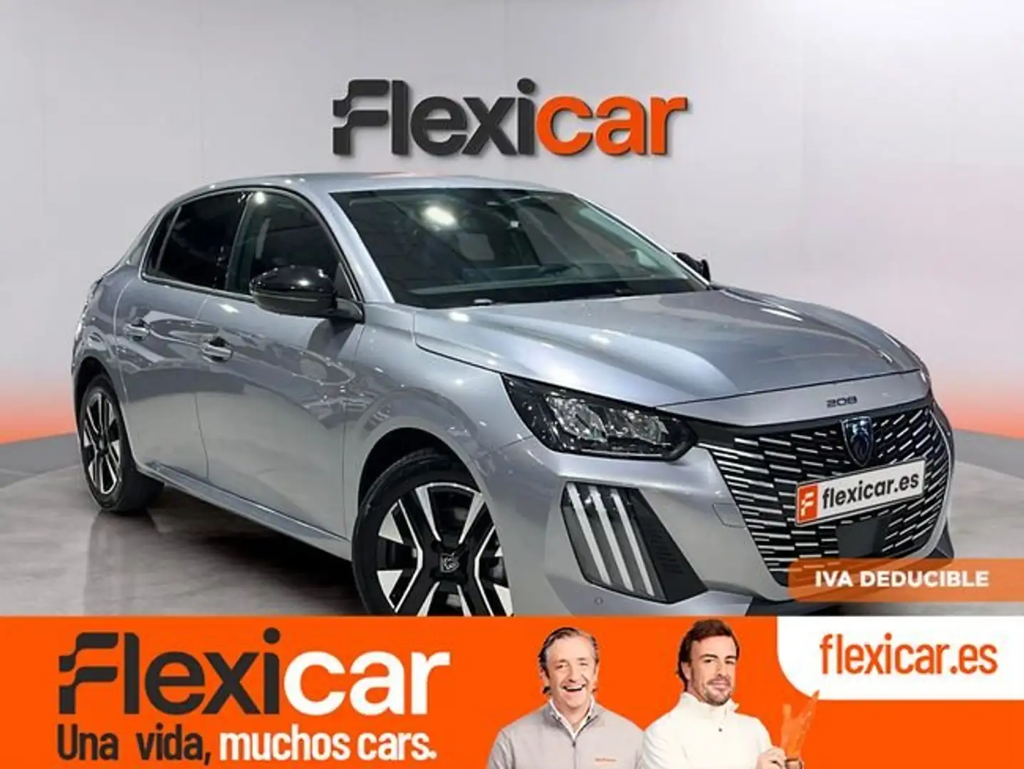 Peugeot 208 Allure Gasolina 100 S&S 6 Vel. MAN Gris - 1