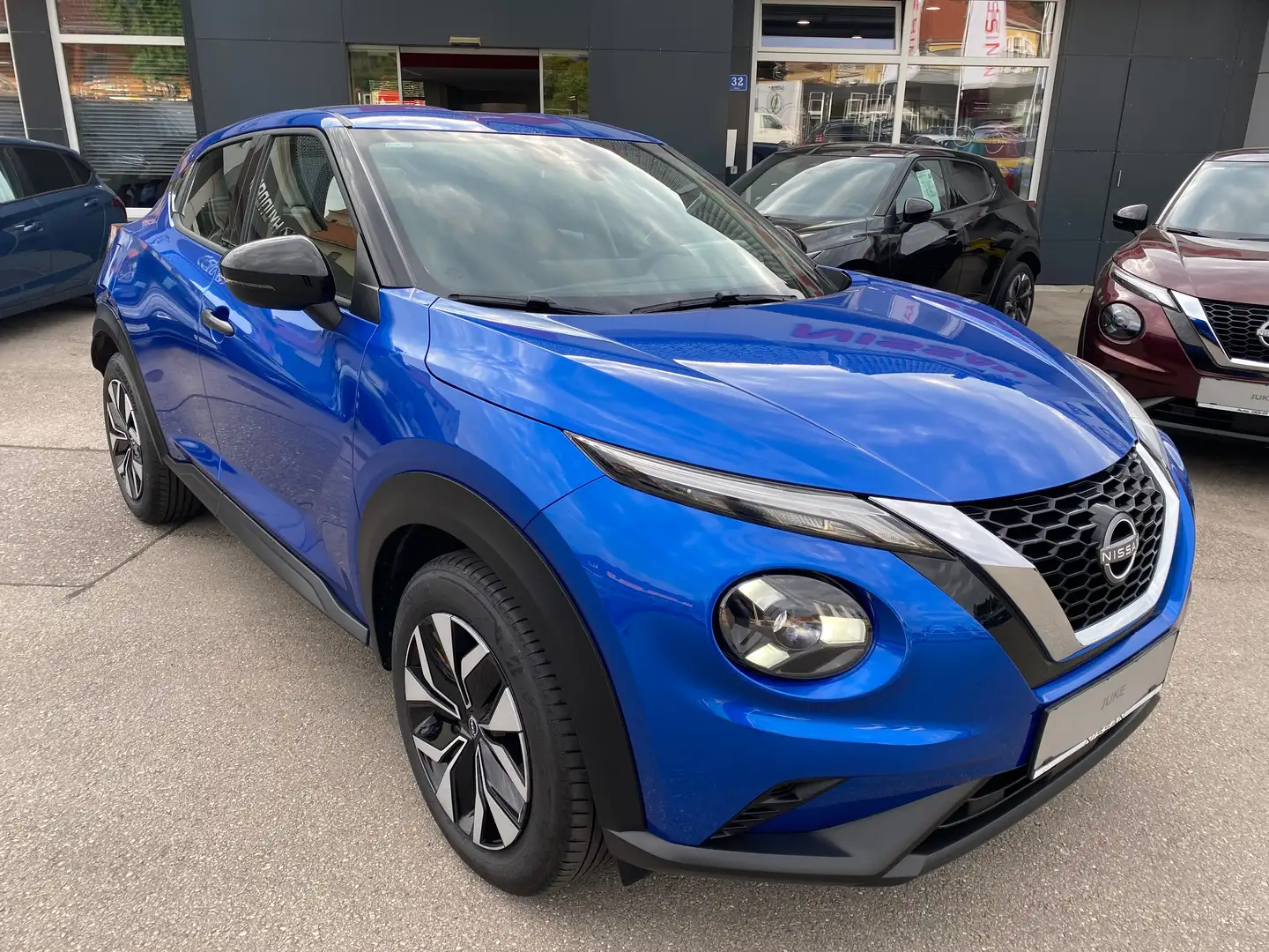 Nissan Juke 1,0 DIG-T Acenta+ Bleu - 2