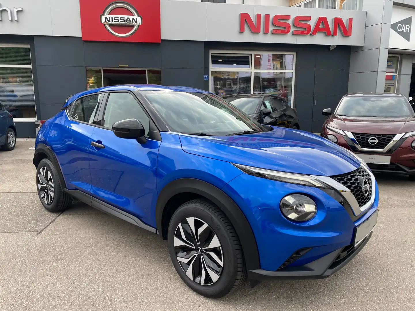 Nissan Juke 1,0 DIG-T Acenta+ Bleu - 1