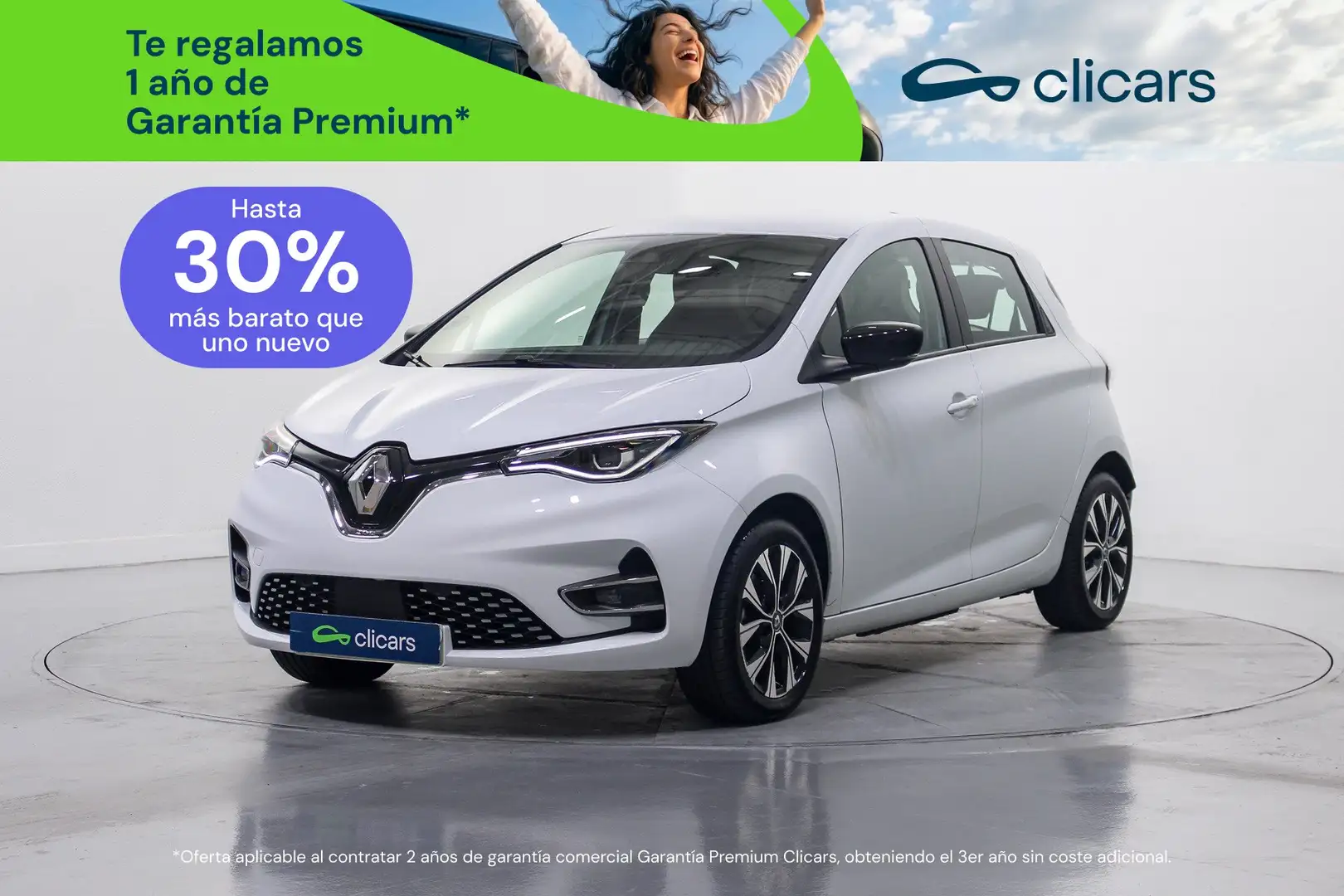 Renault ZOE Evolution 50 R110 80kW Blanco - 1