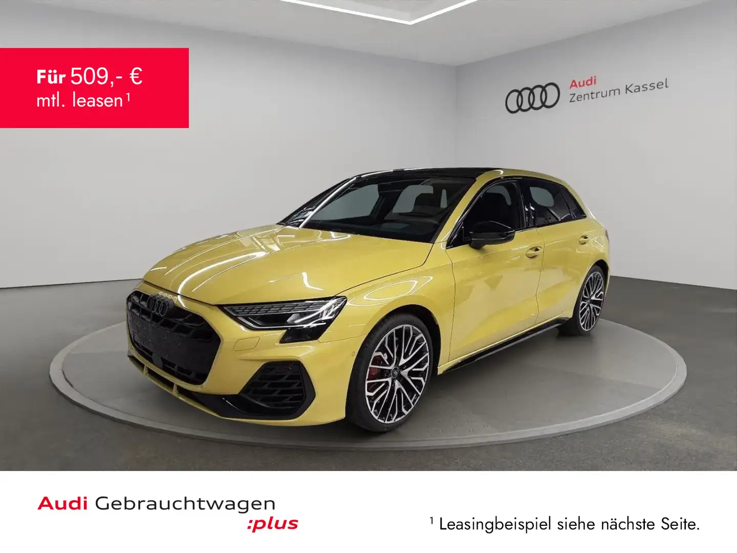 Audi S3 S3 SB 2.0 TFSI qu. Matrix SONOS Pano HuD Kamera Gelb - 1