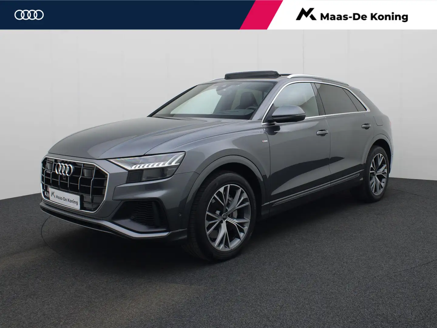 Audi Q8 55 TFSIe 280kW/381PK quattro S Line · Panoramadak Grigio - 1