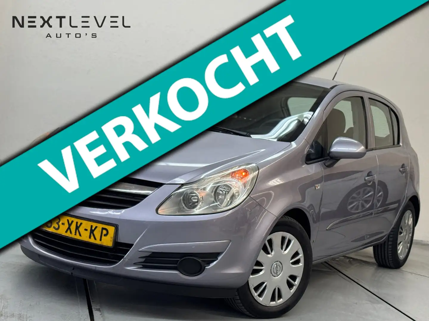 Opel Corsa 1.2-16V Enjoy Airco Inruilkopje Fialová - 1