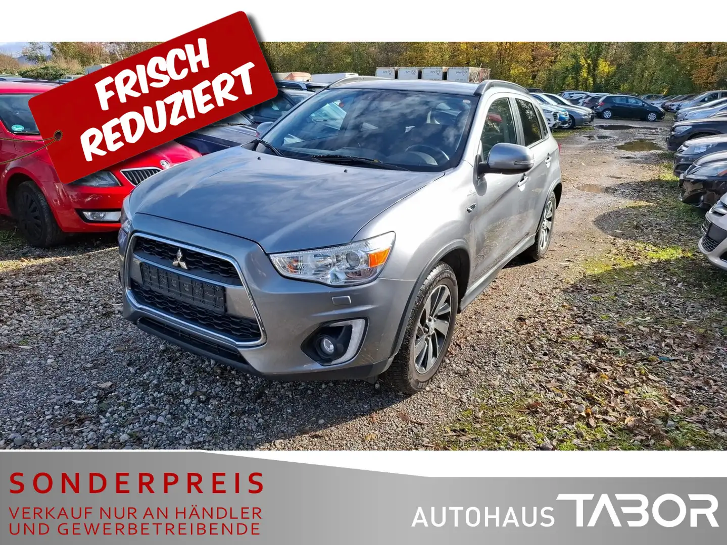 Mitsubishi ASX 2.2 DI-D AWD Aut. DiamantEd AHK Keyl Nav Grau - 1