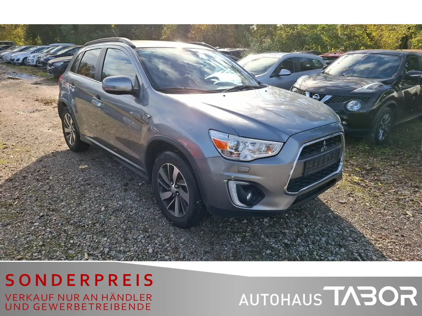 Mitsubishi ASX 2.2 DI-D AWD Aut. DiamantEd AHK Keyl Nav Grau - 2