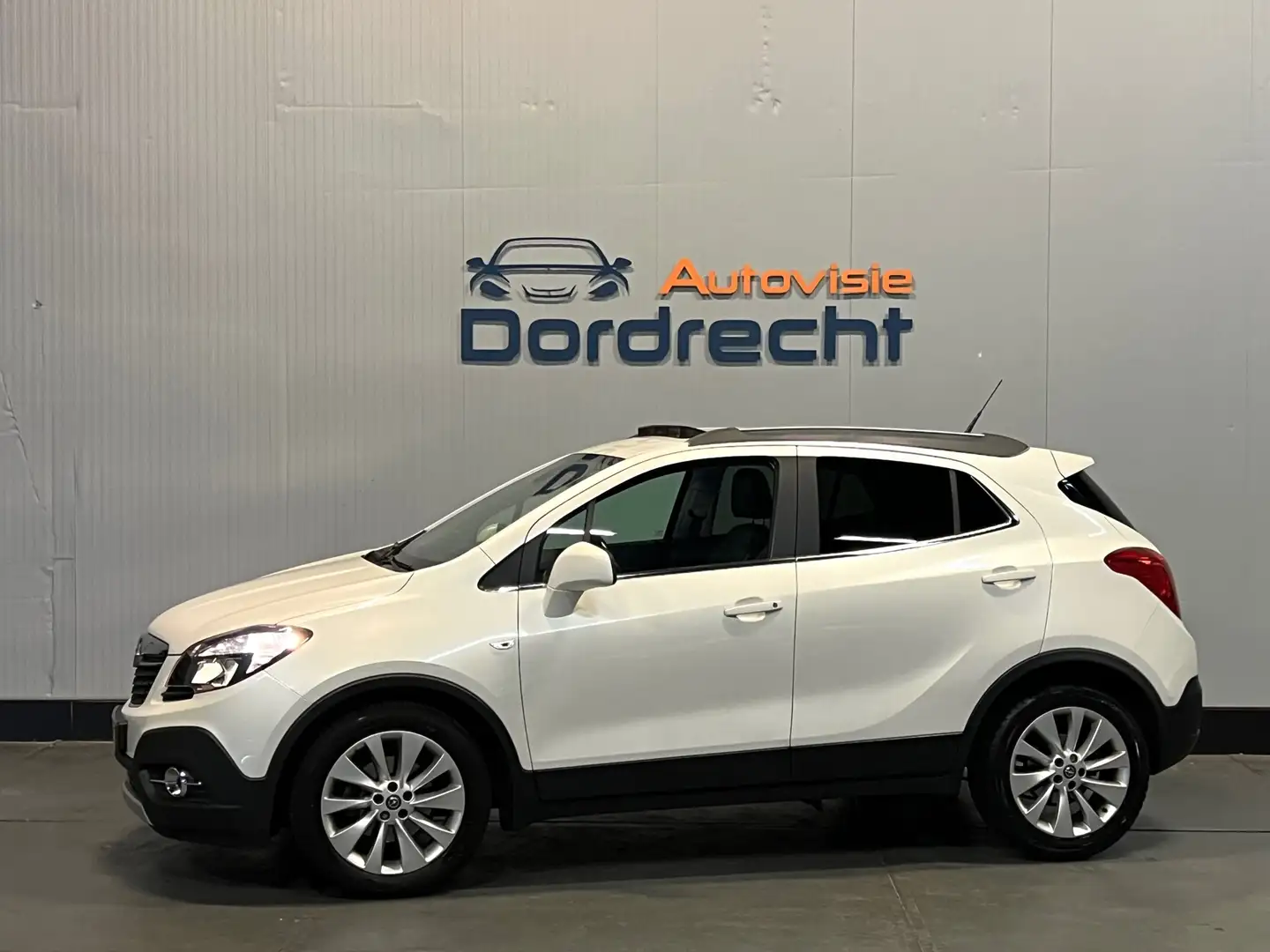 Opel Mokka 1.4 T Cosmo|Opendak|Camera|Navi|PDC V+A|Leder|Stoe Wit - 1