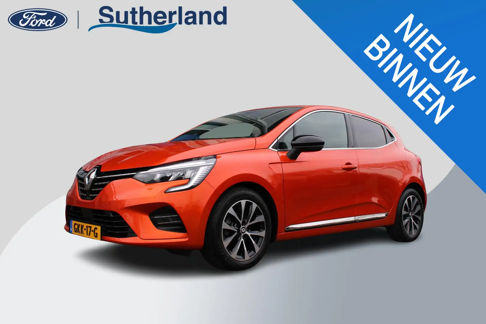Renault Clio 1.0 TCe 90 Techno | Stoel + Stuurverwarming | Clim Oranje - 1