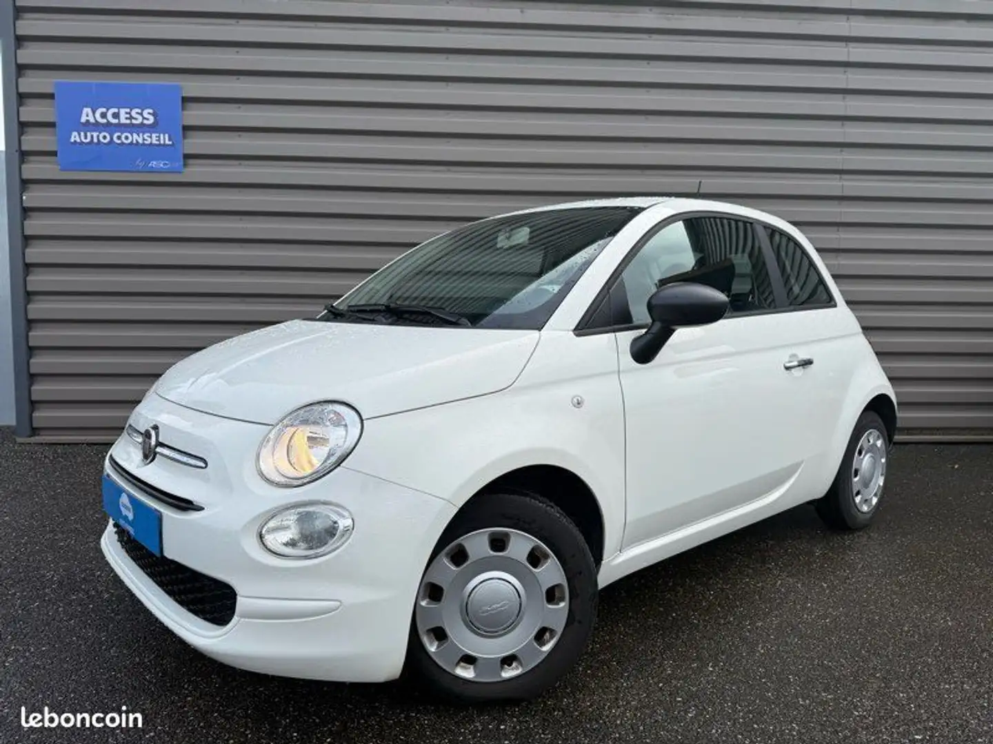 Fiat 500 Hybride HYBRID 70 CULT, Comme Neuve, GARANTIE Blanc - 1