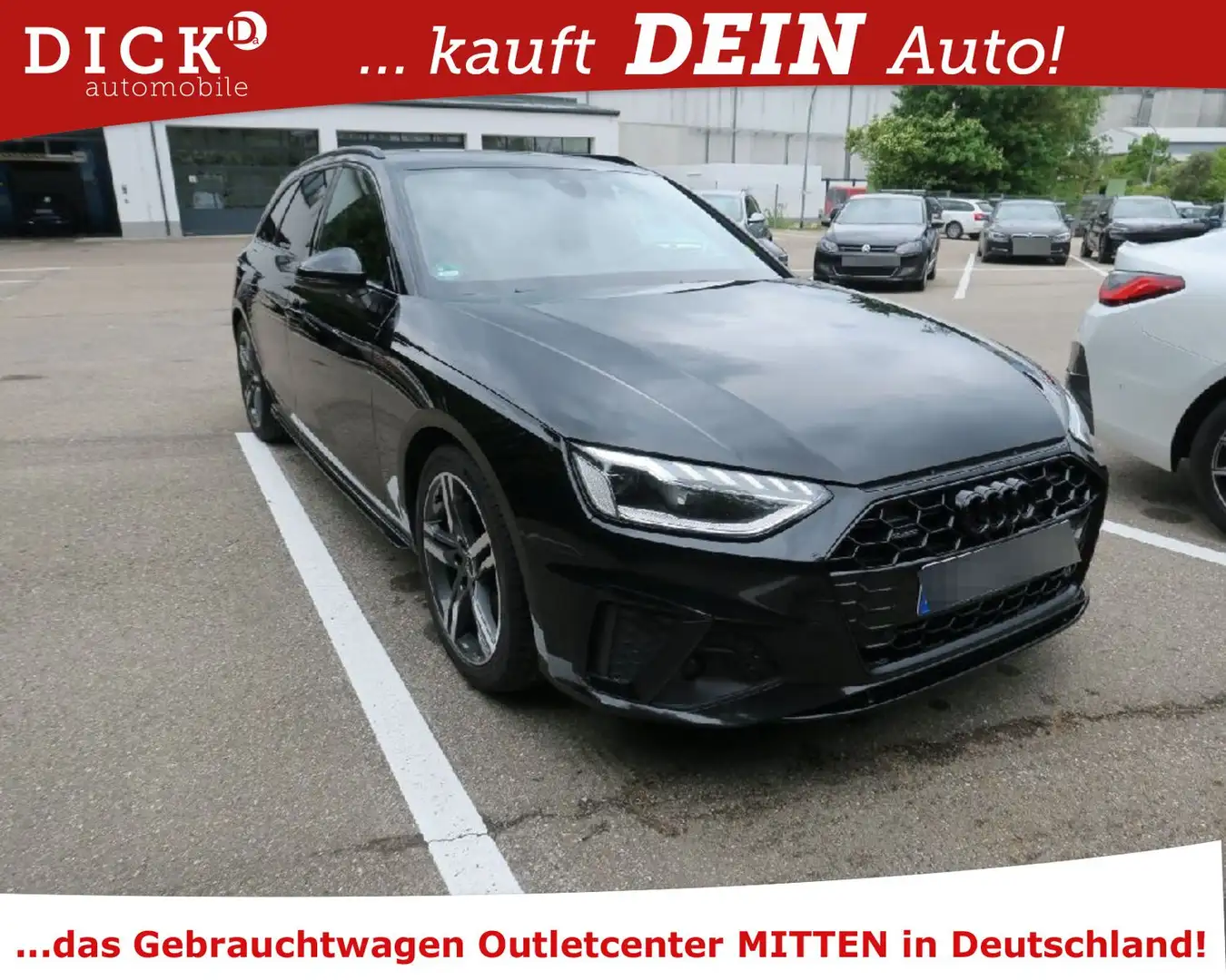 Audi A4 Av 40d Quatt S-Tr S LINE+EXT/LED+/VIRTU/HIFI Schwarz - 2