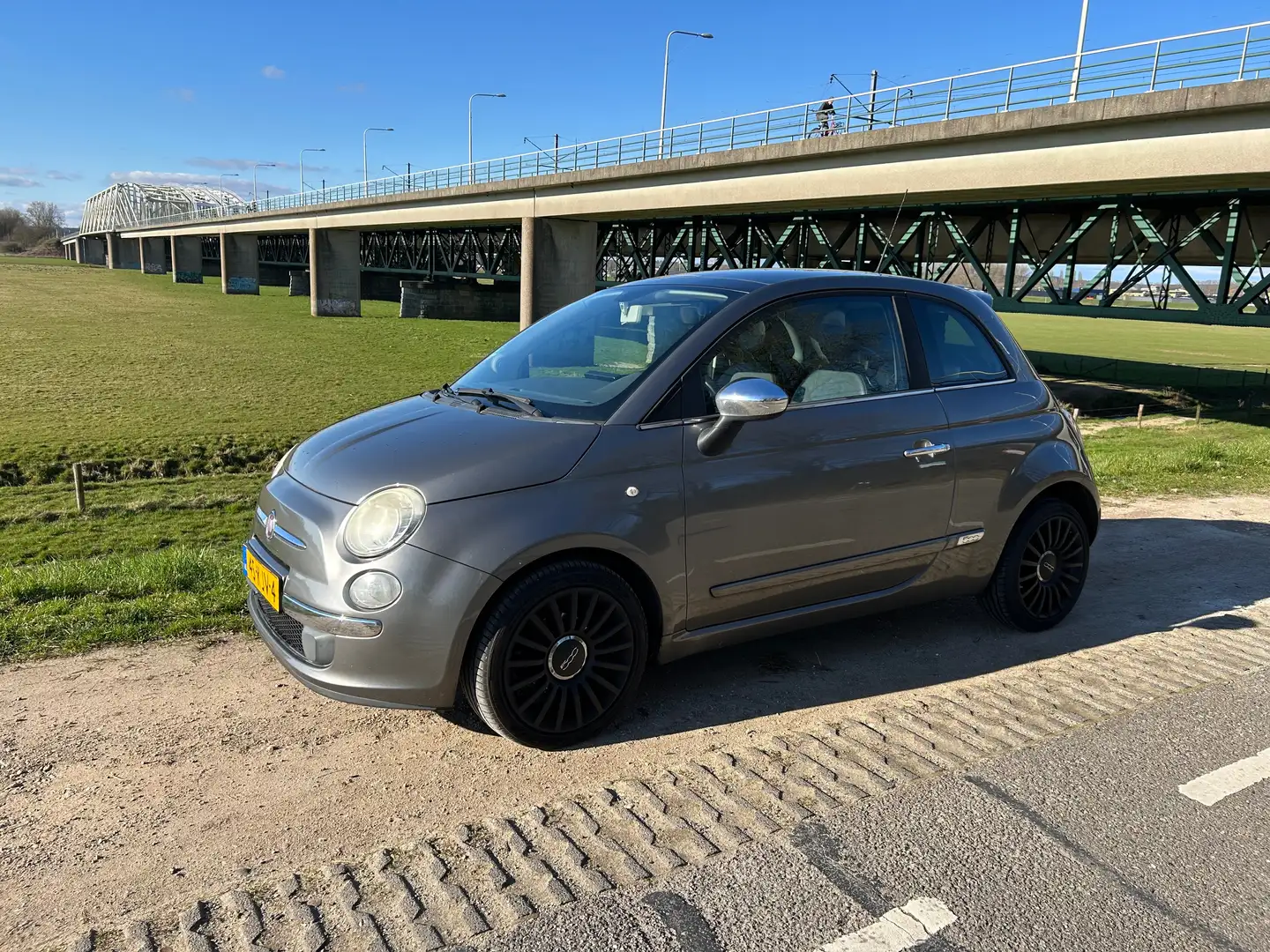 Fiat 500 500 1.2 Sport Grijs - 1