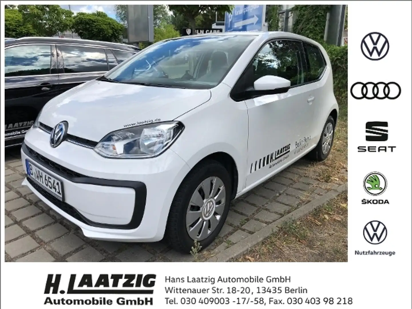 Volkswagen up! 1.0 Handy Halterung maps+more Bílá - 1