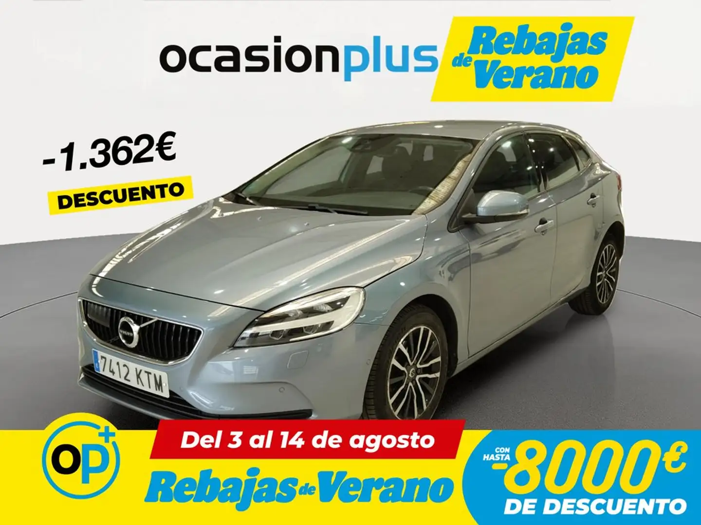 Volvo V40 D2 Momentum 120 Azul - 1