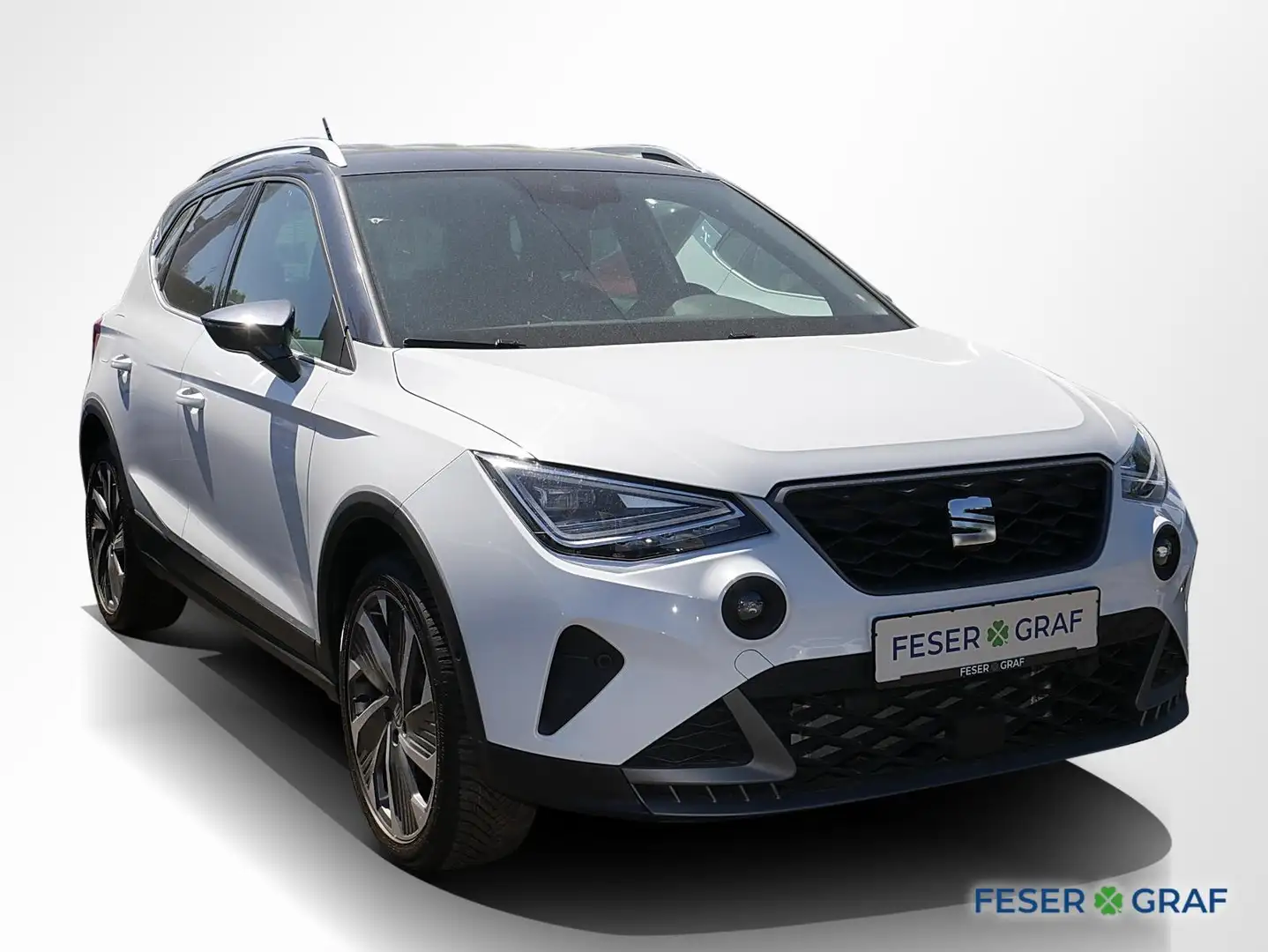 SEAT Arona 1.0 TSI FR DSG GRA LED Navi RüKa Sitzh. Blanc - 2