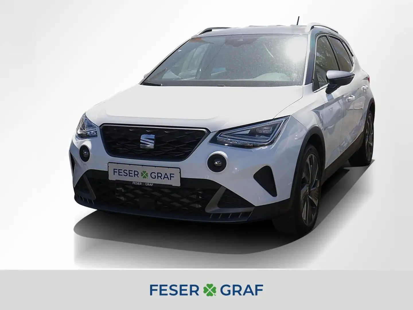 SEAT Arona 1.0 TSI FR DSG GRA LED Navi RüKa Sitzh. Blanc - 1