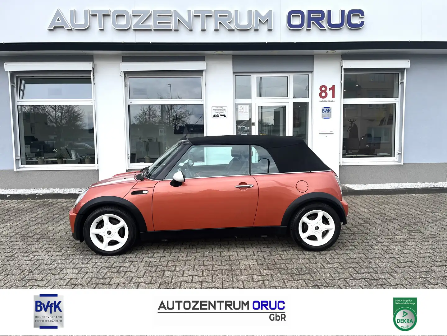 MINI Cooper Cabrio *Klima*Leder*PDC* Orange - 1