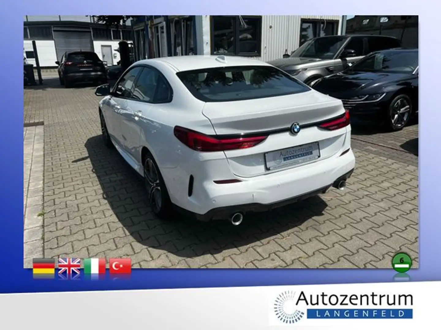 BMW 218 Gran Coupe Aut. M-Sport *SH*AHK*LED*NAVI* Weiß - 2