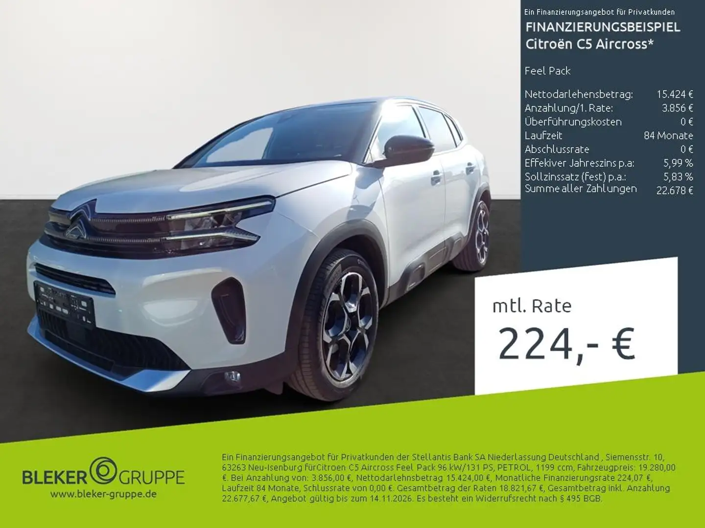 Citroen C5 Aircross Feel Pack Weiß - 1