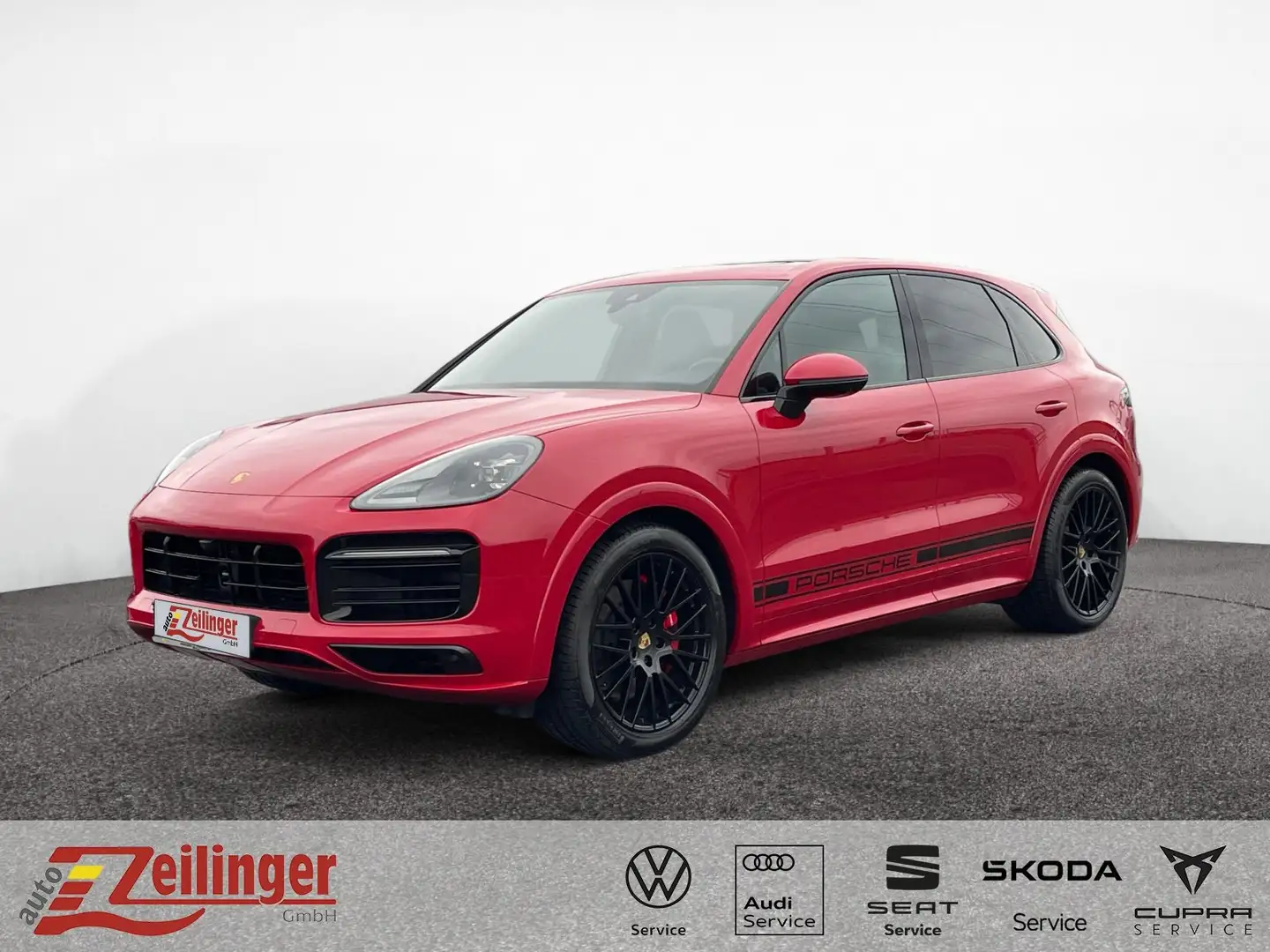 Porsche Cayenne GTS|AHK|PANO|360°KAMERA|LUFTFEDERUNG|ACC Red - 1