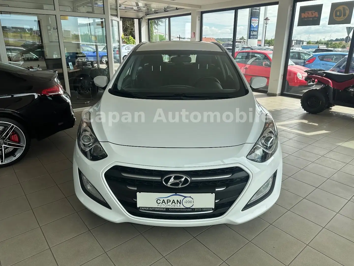 Hyundai i30 cw YES! 1.Hand/Klima/SHZ/PDC/EURO6 Blanco - 2