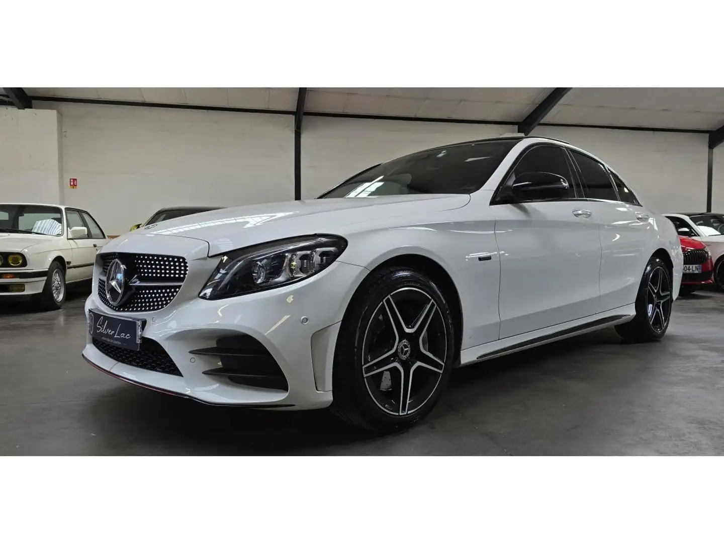 Mercedes-Benz C 30 AMG C 300 e C300E AMG LINE PHASE 2 EQ POWER / HISTORIQUE / TOIT PANO Biały - 2