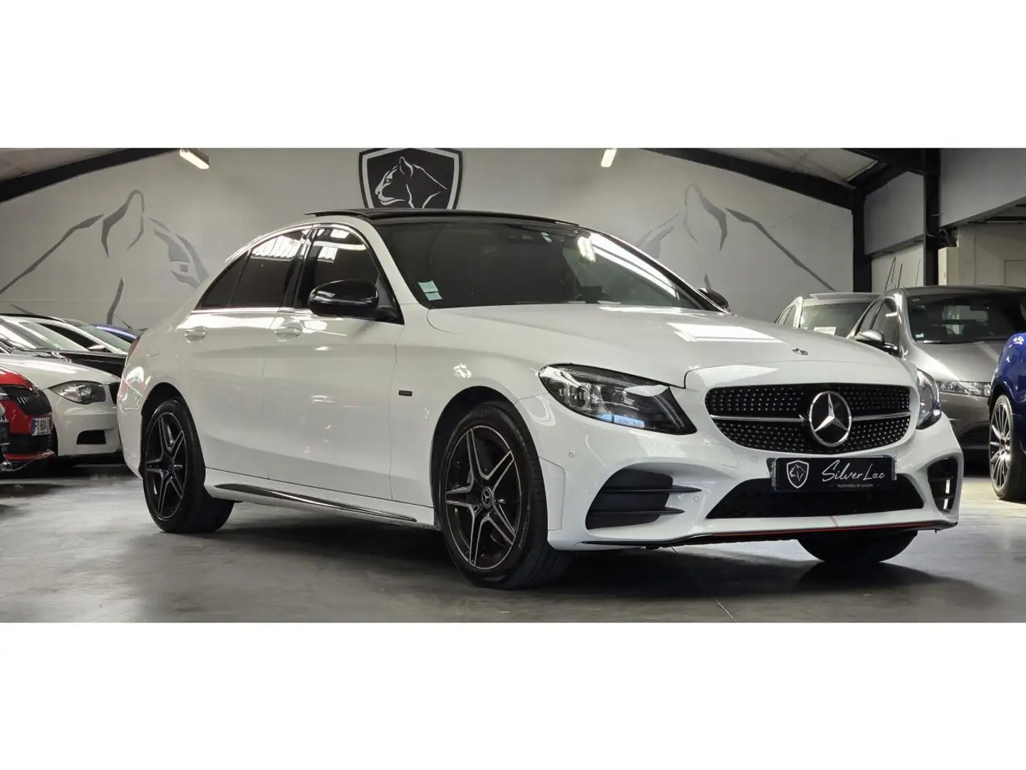 Mercedes-Benz C 30 AMG C 300 e C300E AMG LINE PHASE 2 EQ POWER / HISTORIQUE / TOIT PANO Biały - 1