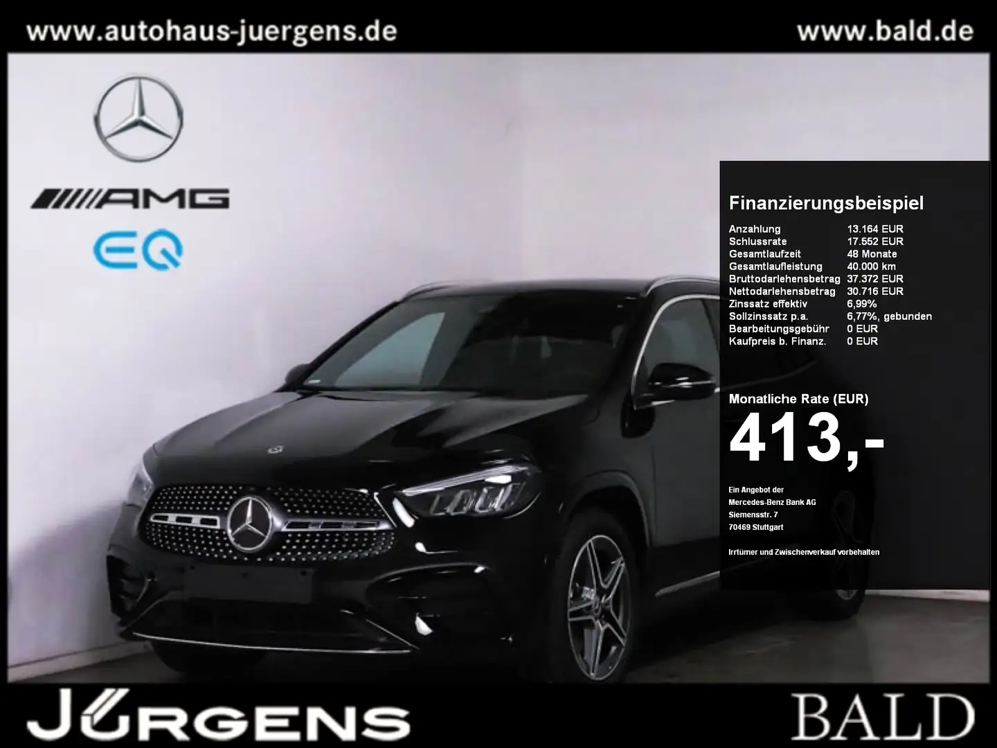 Mercedes-Benz GLA 250 e AMG-Sport/Totw/Keyless/LED/SHZ/CAM/19" Noir - 1