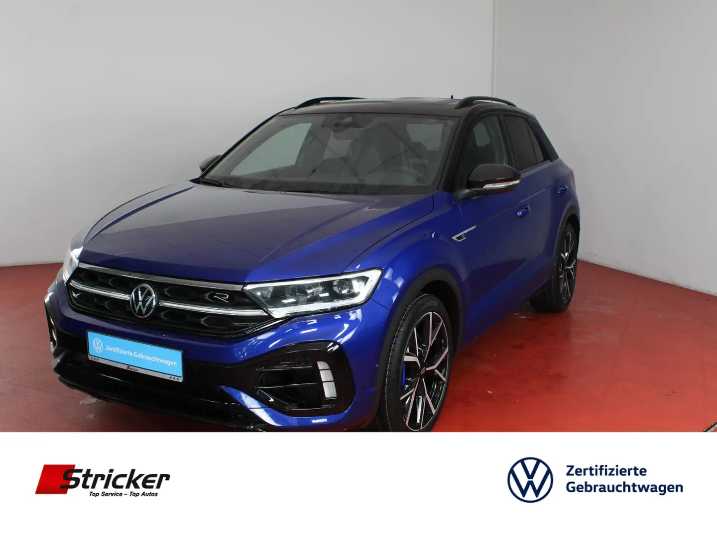 Volkswagen T-Roc R 2.0TSI 291,-ohne Anzahlung Akrapovic Pano AHK L Blau - 1
