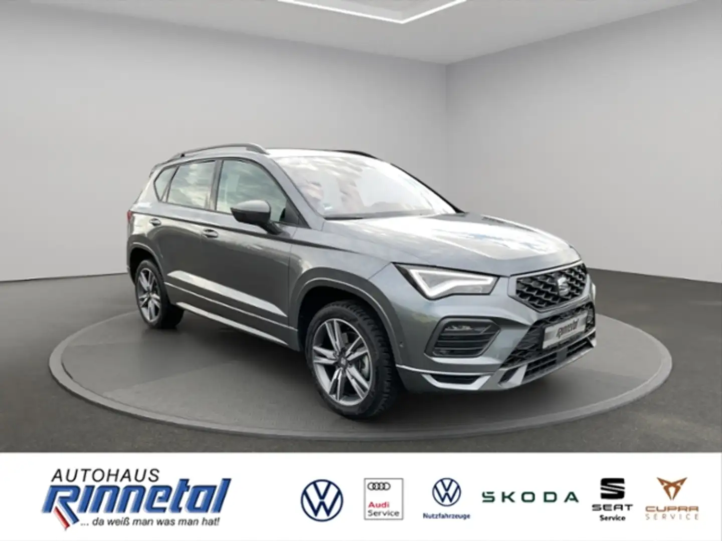 SEAT Ateca 2.0 TDI DSG FR AHK+NAVI+LED LICHT+KAMERA 360'+BEH Grau - 2