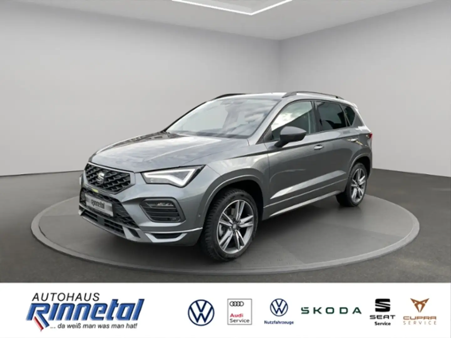 SEAT Ateca 2.0 TDI DSG FR AHK+NAVI+LED LICHT+KAMERA 360'+BEH Grau - 1