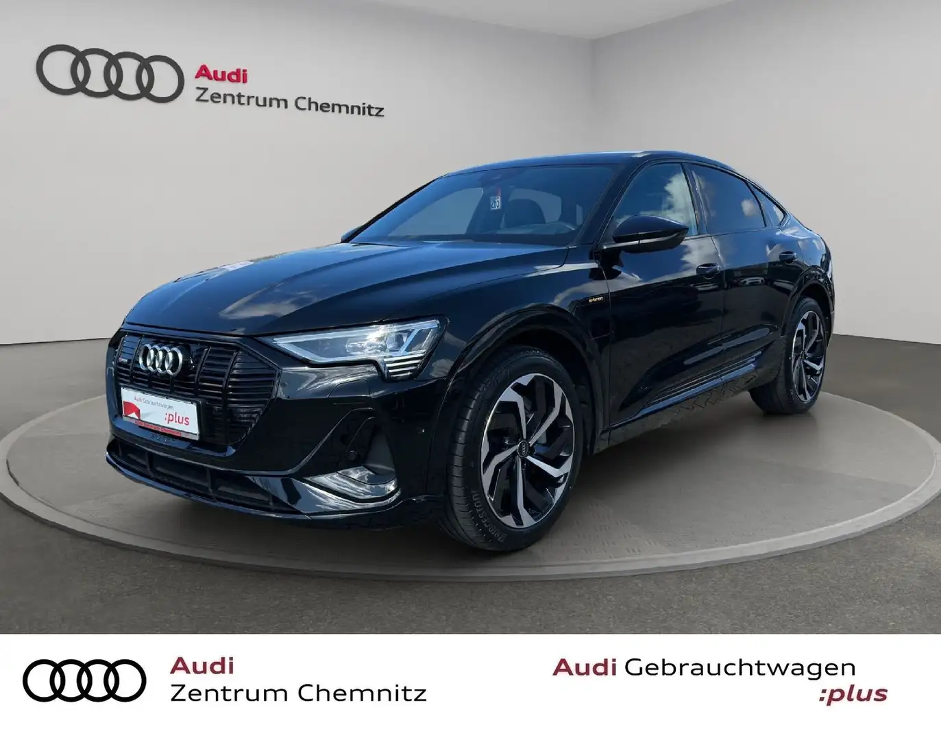 Audi e-tron Sportback 55 quattro S LINE+AHZV+AIR+HEAD Schwarz - 1