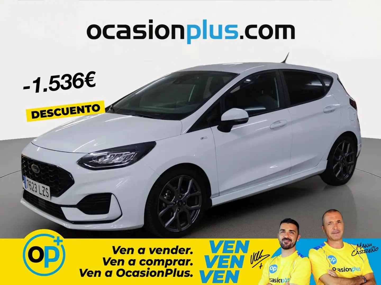 Ford Fiesta 1.0 EcoBoost MHEV ST Line 155 Blanco - 1