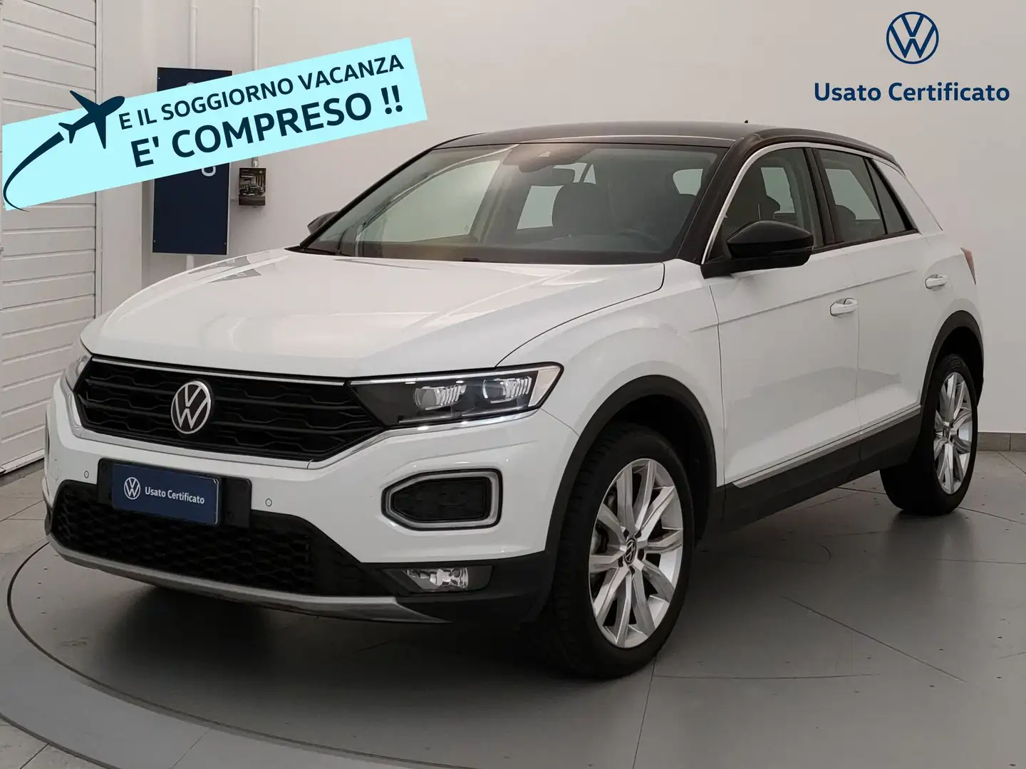 Volkswagen T-Roc 1.5 TSI ACT DSG Advanced BlueMotion Technology Blanc - 1