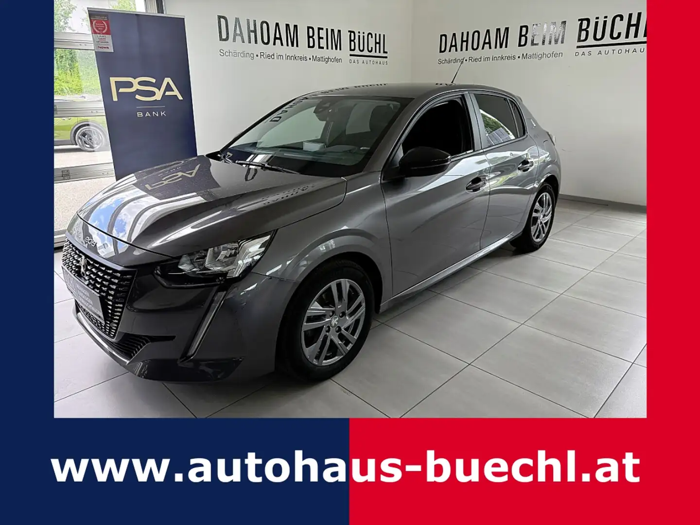 Peugeot 208 Active Pack PureTech 100 S&S Grau - 1
