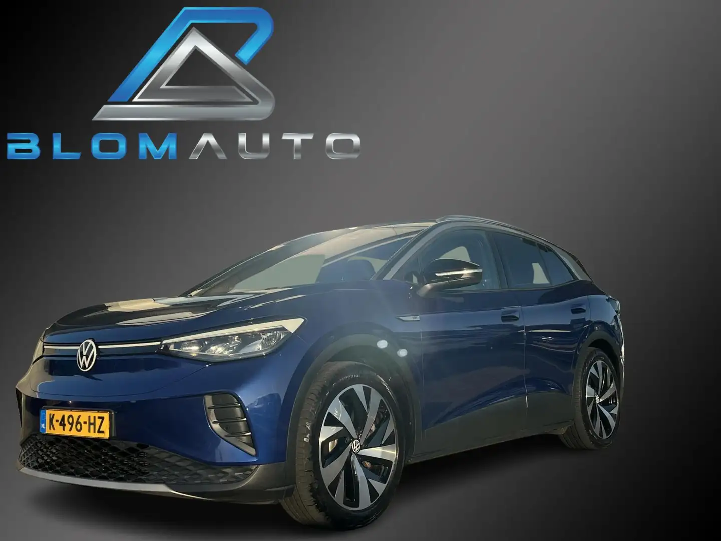 Volkswagen ID.4 First 77 kWh 204PK 20INCH+CARPLAY+EL TREKH Bleu - 1