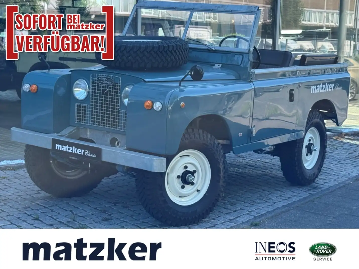 Land Rover Series a 88 2.2 Benzin Soft Top Blauw - 1