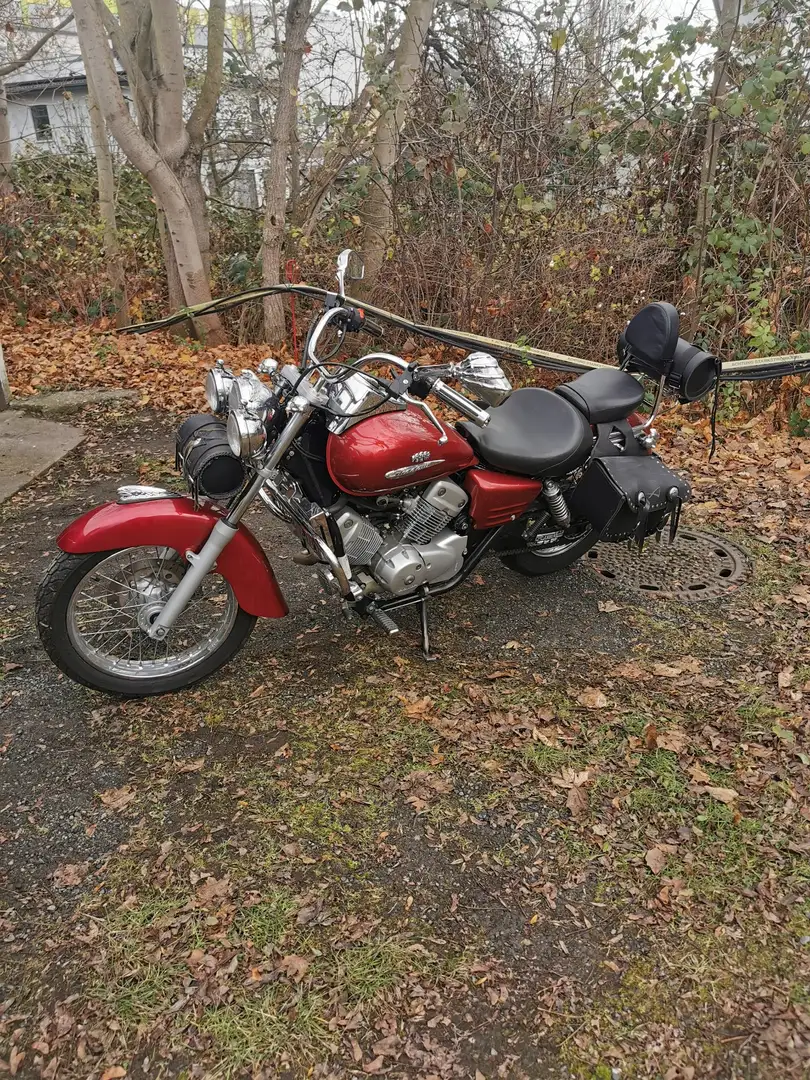 Honda Shadow 125 Chopper mit Totenköpfe Unikat !!! Rojo - 1