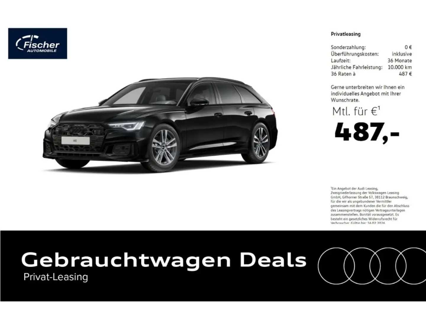 Audi A6 Avant 45 TDI quattro S line AHK/P-Dach/19'' Schwarz - 1