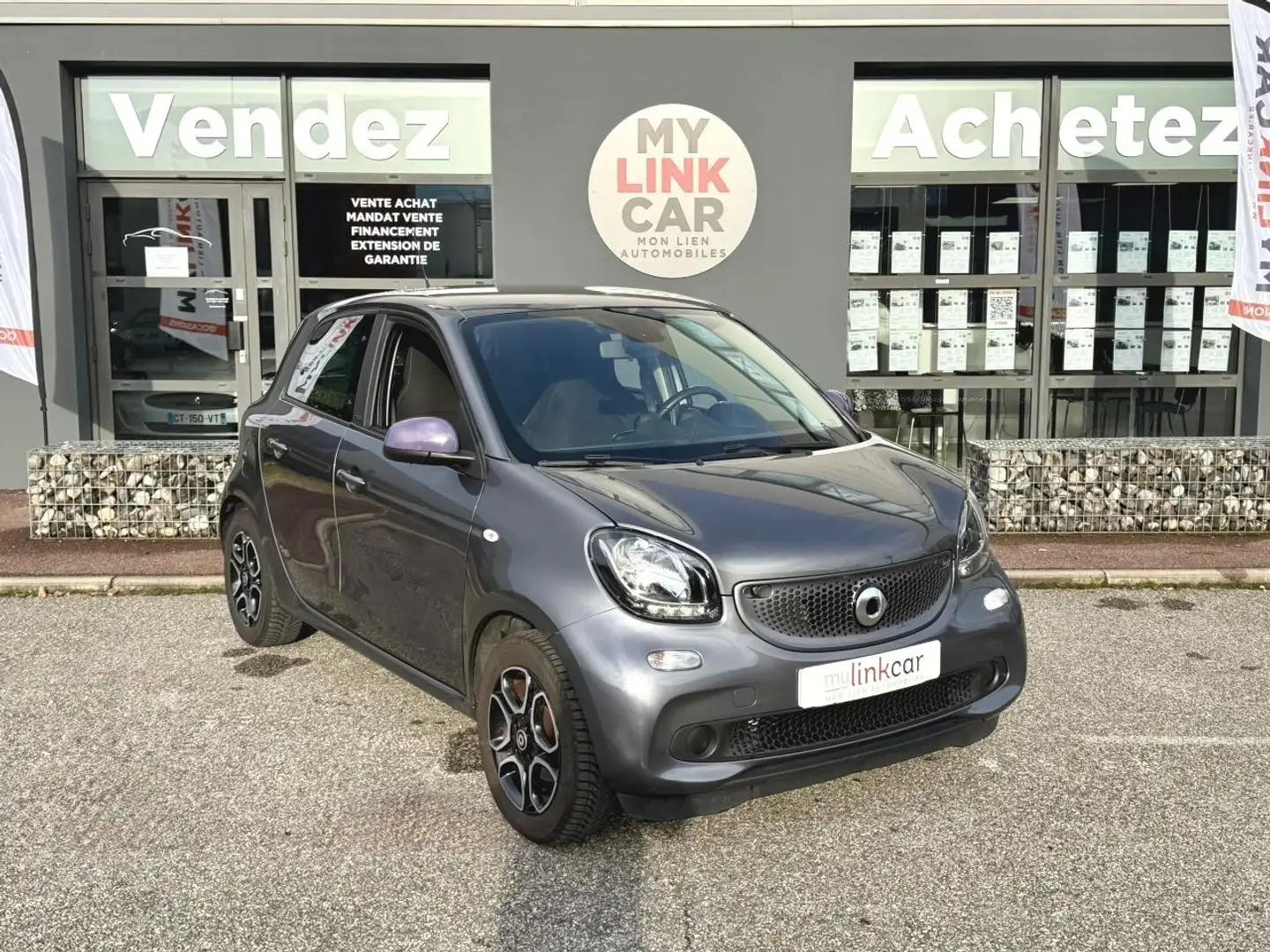 smart forFour Forfour Passion 1.0i 71 cv S\u0026S Euro 6c Gris - 1