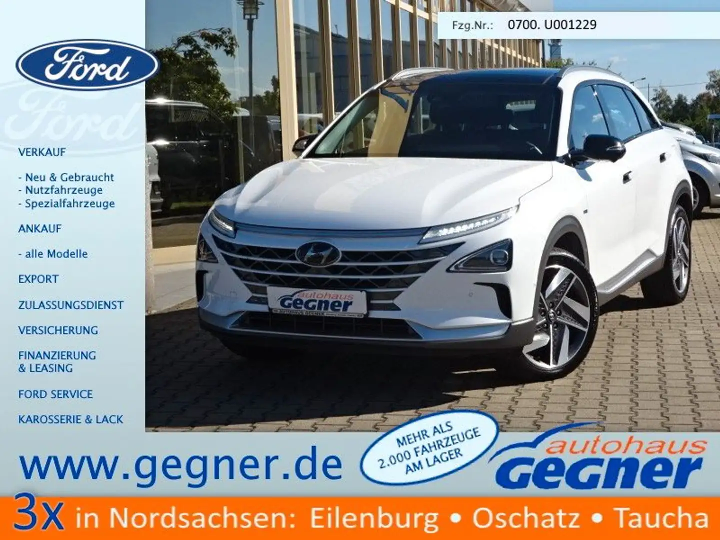 Hyundai NEXO Navi Schiebedach Wasserstoff Premium Weiß - 1