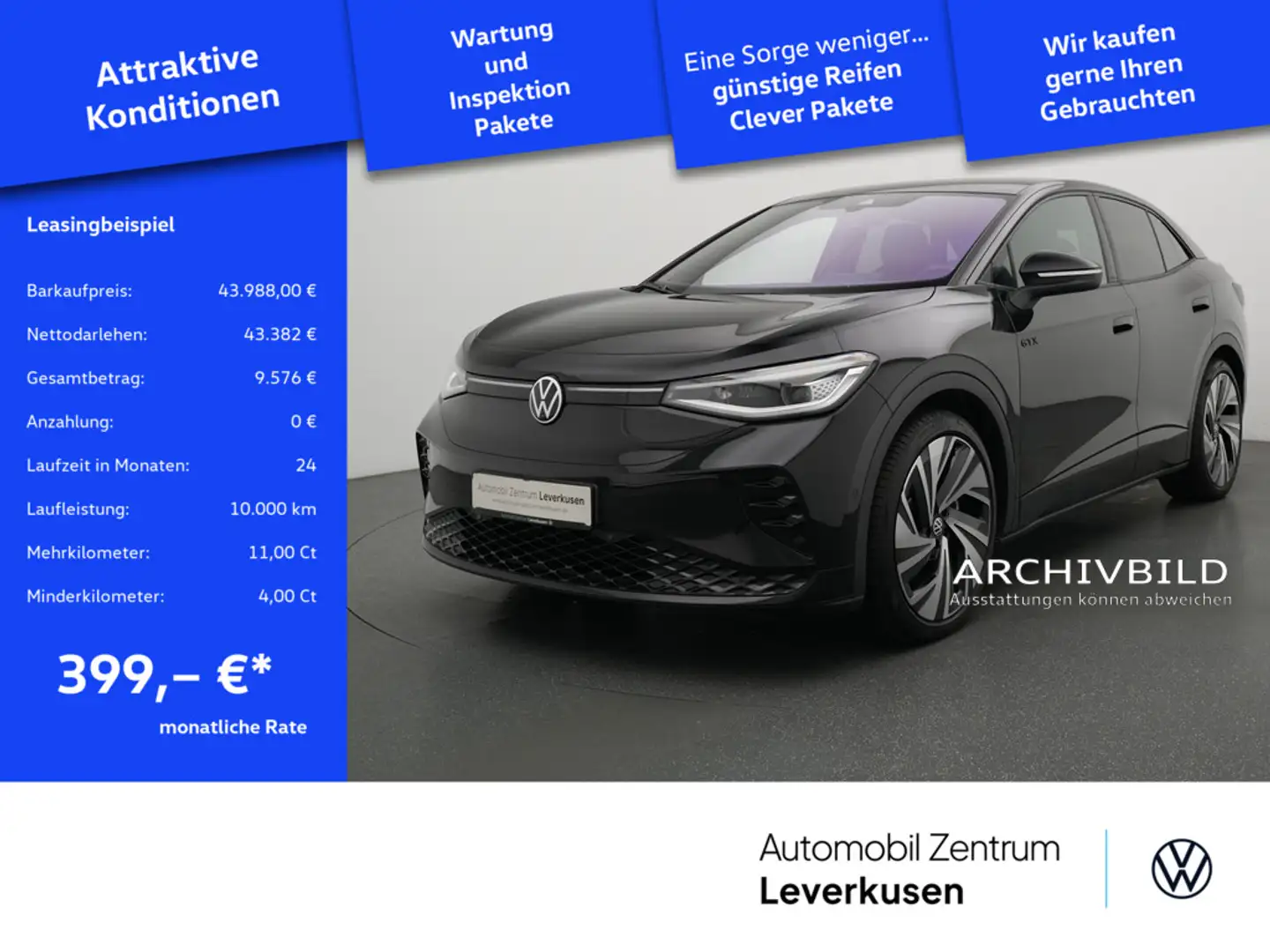 Volkswagen ID.5 GTX 79KWH VIRT KAM 360° SHZ CARPLAY KEYLESS Schwarz - 1
