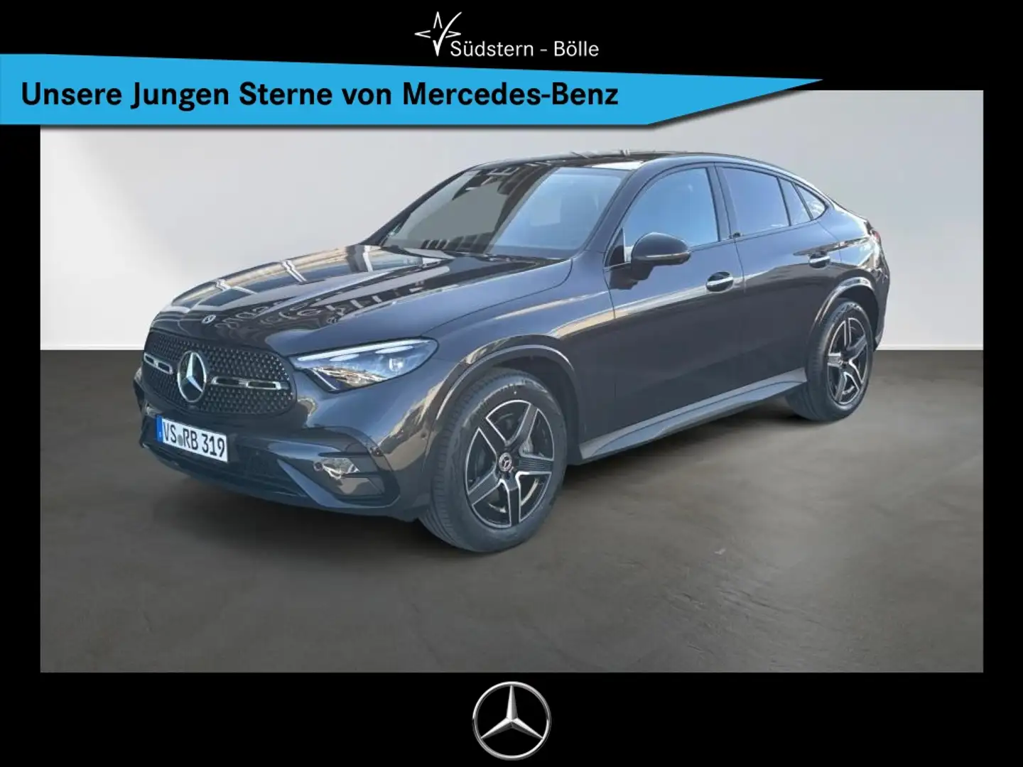Mercedes-Benz GLC 450 d 4M Coupe +AMG+DISTRO+NAVI+PANO-DACH Grijs - 1