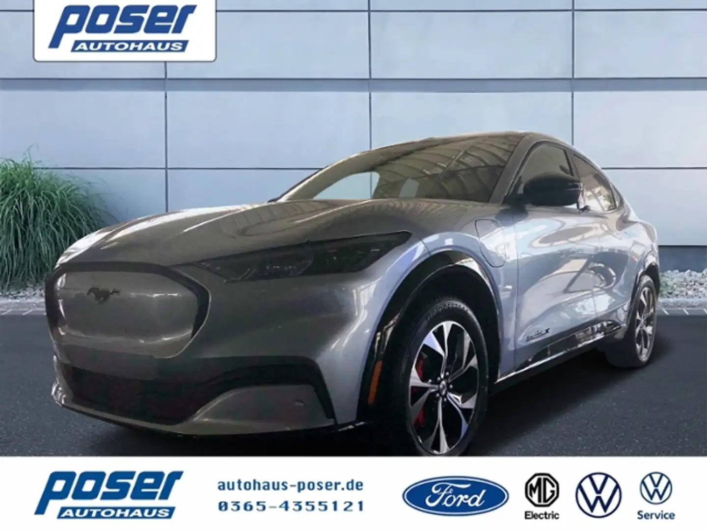 Ford Mustang Mach-E AWD KLIMA LED NAVI ALU Silber - 1