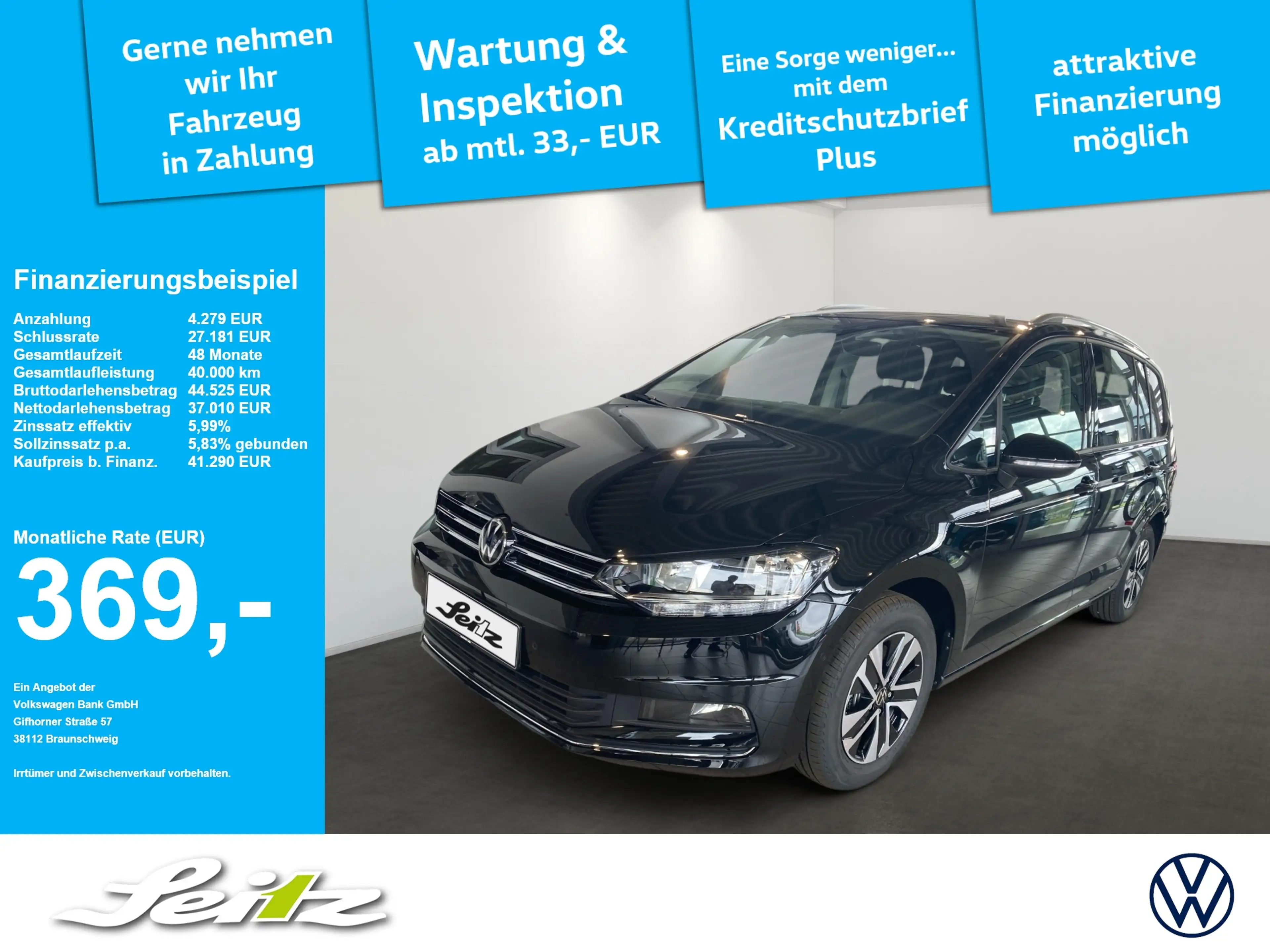 Volkswagen Touran 2.0 TDI Comfortline *7S*AHK*NAVI*KAMERA*