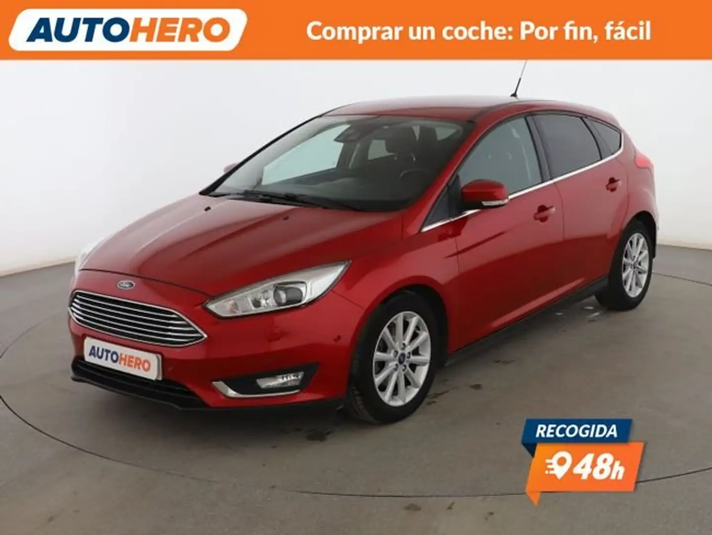 Ford Focus 1.0 Ecoboost Auto-S&S Titanium 125 Rouge - 1