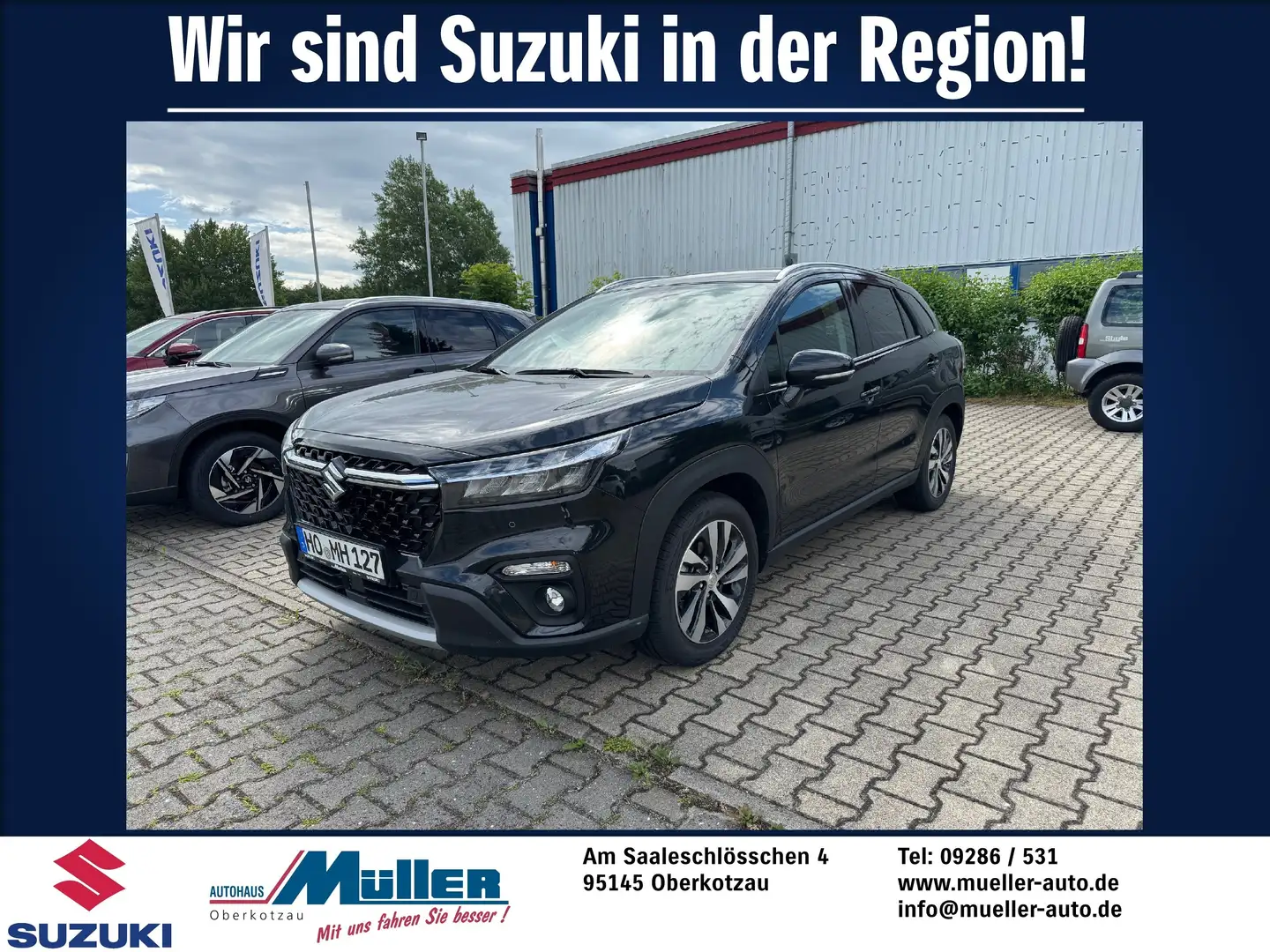 Suzuki S-Cross 1.4 Boosterjet Hybrid ALLGRIP Comfort+ Zwart - 1