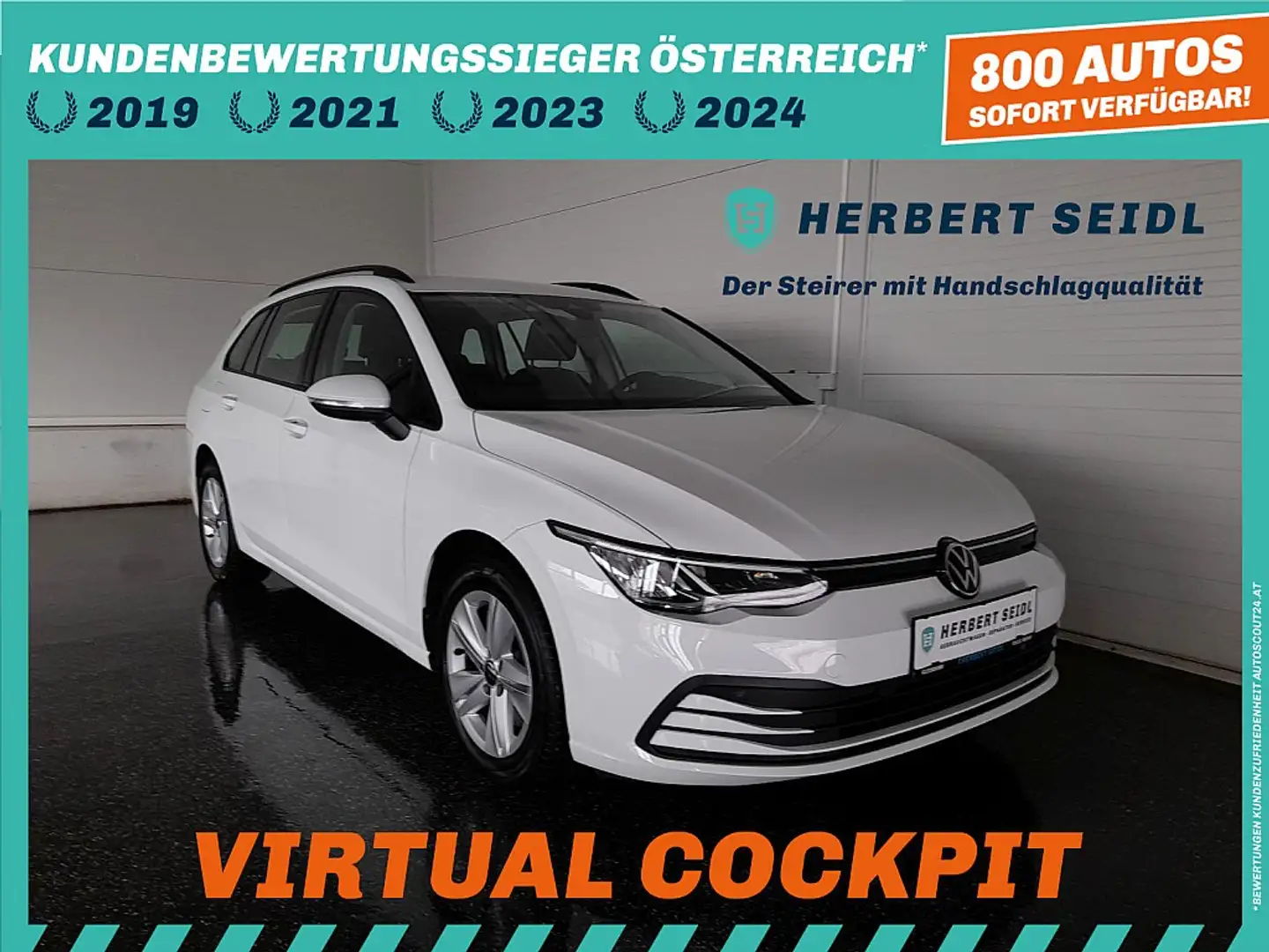 Volkswagen Golf Variant GOLF VIII Variant LIFE 2,0 TDI *VIRTUELL PRO / ... Weiß - 1