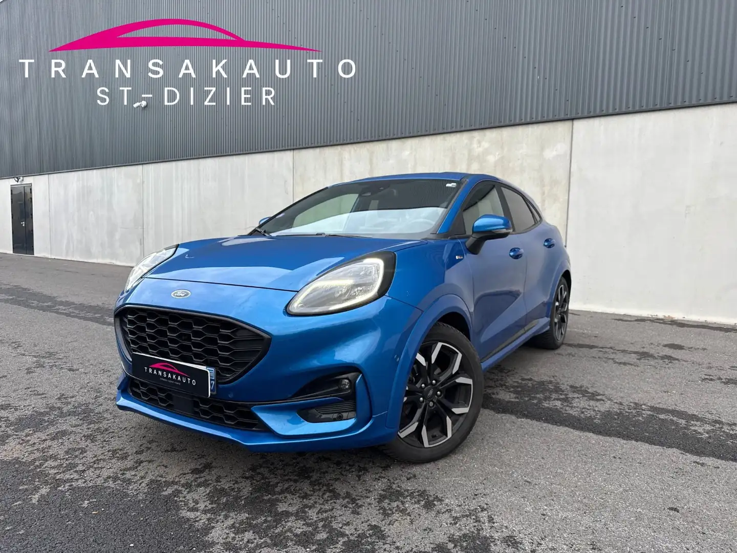 Ford Puma Puma 1.0 Flexifuel 125 ch S\u0026amp;S BVM6 ST-Line X Blau - 1