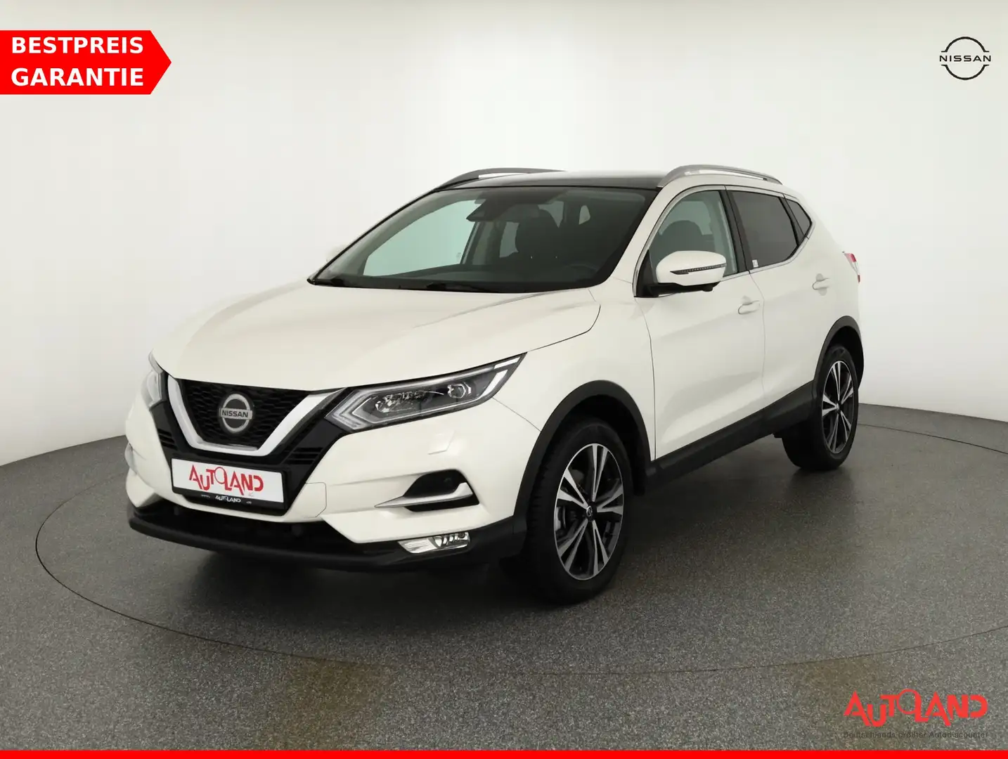 Nissan Qashqai 1.3 DIG-T N-Connecta LED Panorama AHK Blanc - 1