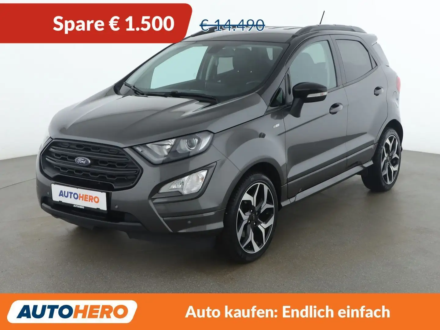 Ford EcoSport 1.0 EcoBoost ST-Line Grau - 1